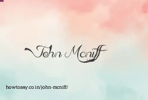 John Mcniff