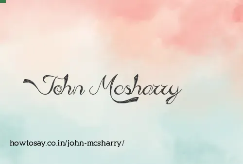 John Mcsharry