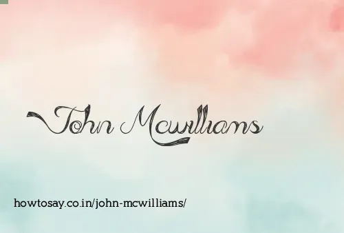 John Mcwilliams
