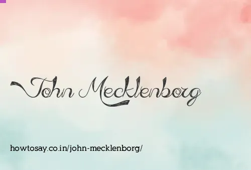 John Mecklenborg