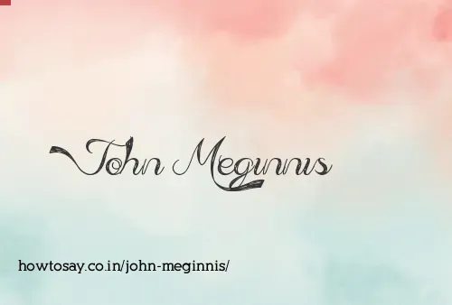 John Meginnis