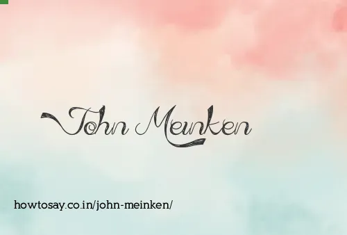 John Meinken