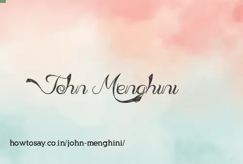 John Menghini