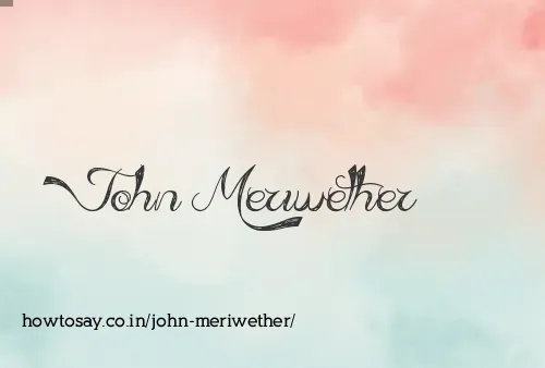 John Meriwether