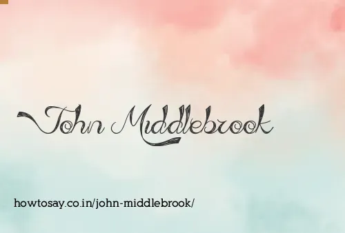John Middlebrook