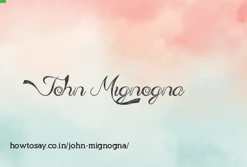 John Mignogna