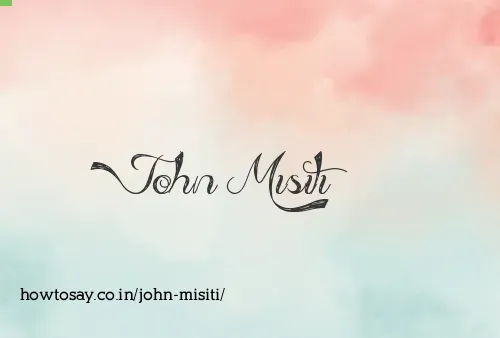 John Misiti