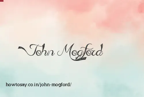 John Mogford