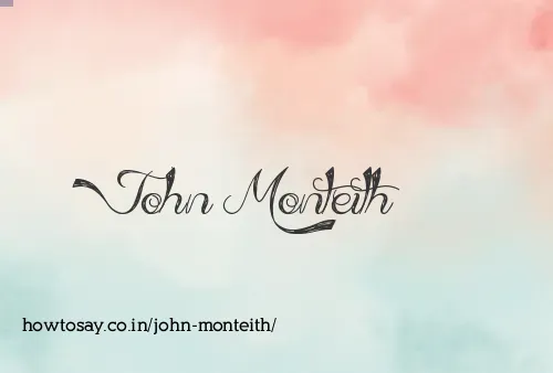 John Monteith