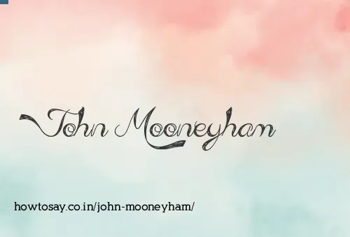 John Mooneyham