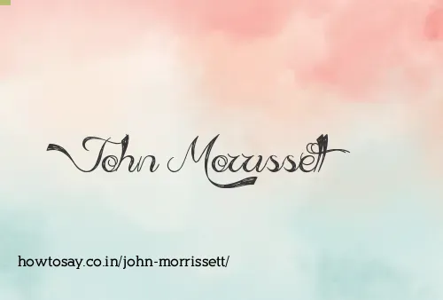 John Morrissett