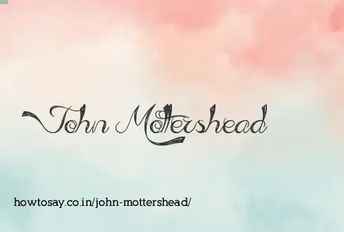 John Mottershead