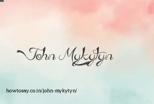 John Mykytyn
