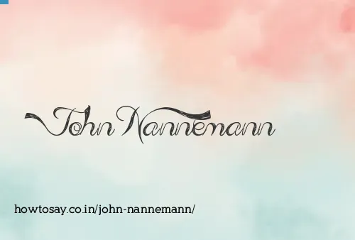 John Nannemann