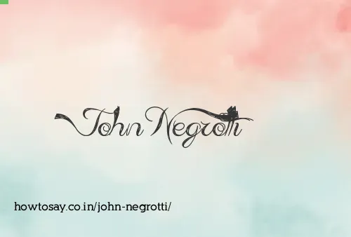 John Negrotti