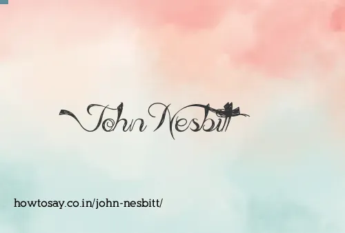 John Nesbitt