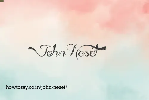 John Neset