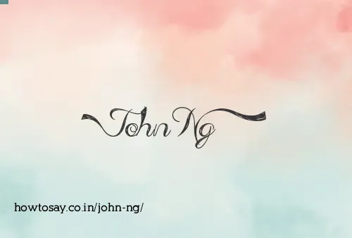 John Ng