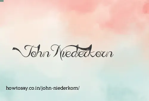 John Niederkorn
