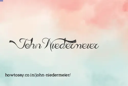 John Niedermeier
