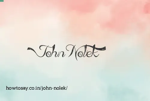 John Nolek