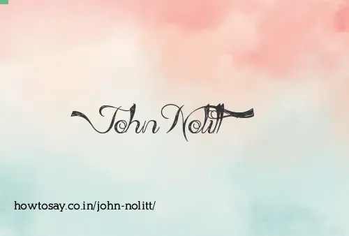 John Nolitt