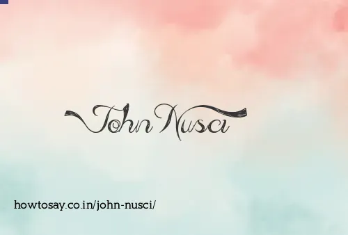 John Nusci