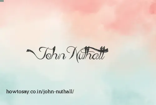 John Nuthall