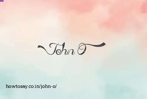 John O