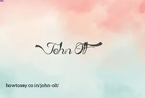 John Olt