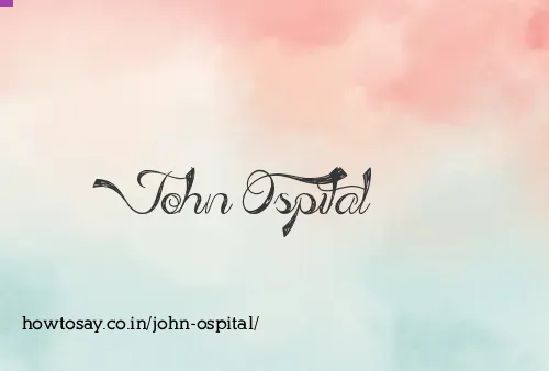 John Ospital