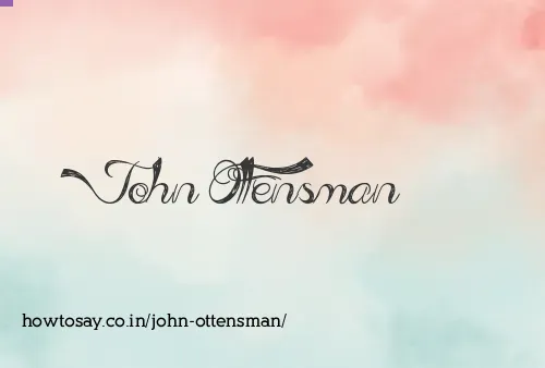 John Ottensman