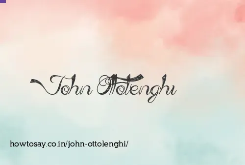 John Ottolenghi