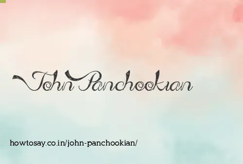 John Panchookian