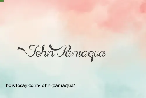 John Paniaqua