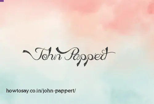 John Pappert