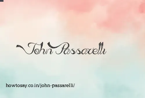 John Passarelli