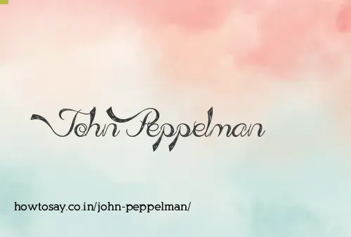 John Peppelman