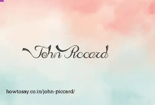 John Piccard
