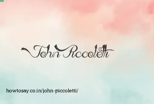 John Piccoletti