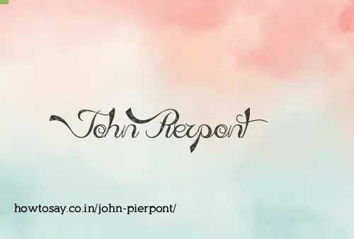 John Pierpont