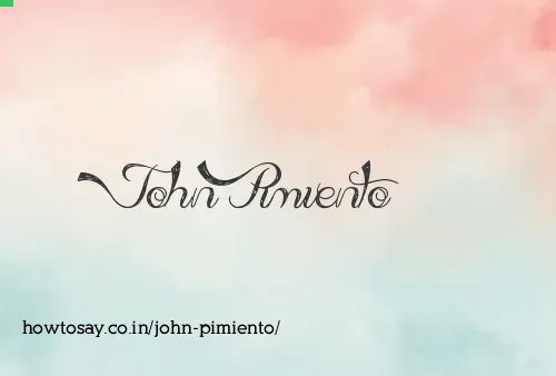John Pimiento