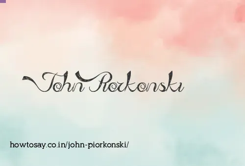 John Piorkonski
