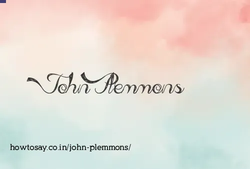 John Plemmons