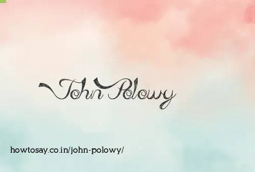 John Polowy