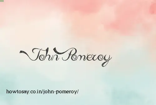 John Pomeroy