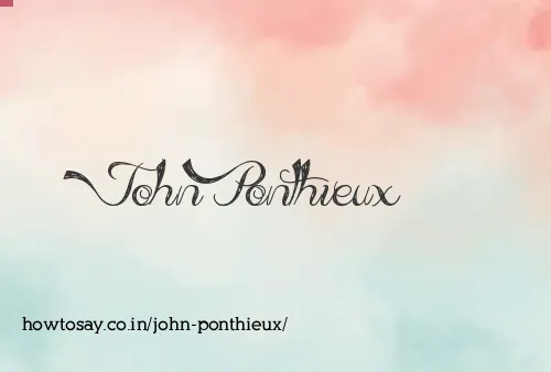 John Ponthieux
