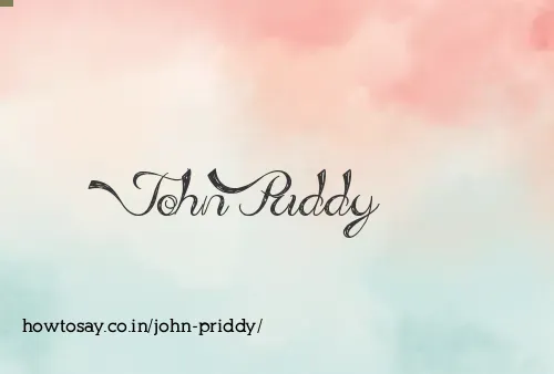 John Priddy