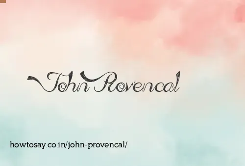 John Provencal