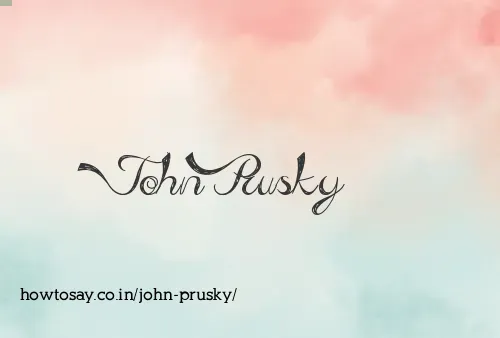 John Prusky